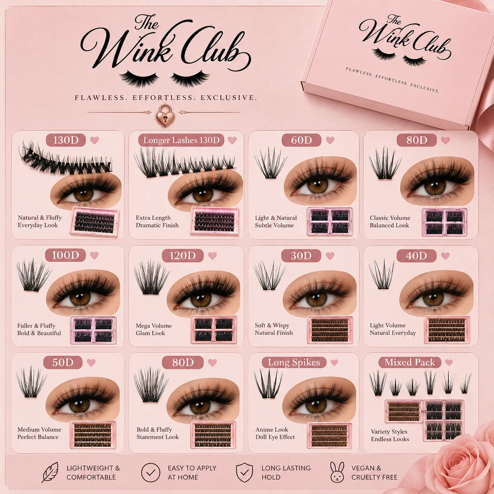 DIY Eyelash Cluster Sets