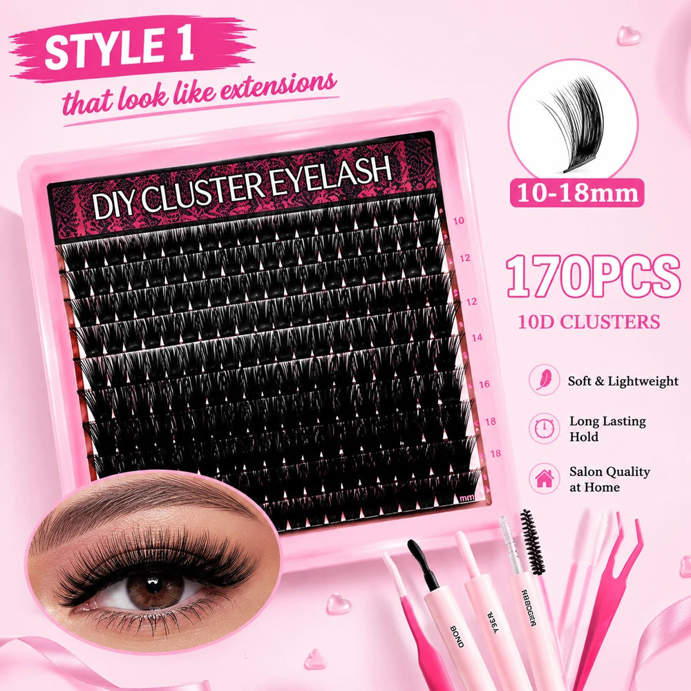 DIY Eyelash Cluster Sets