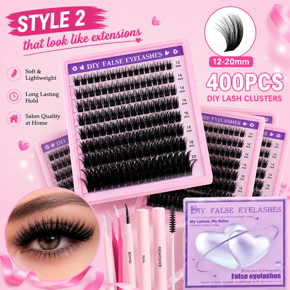 DIY Eyelash Cluster Sets