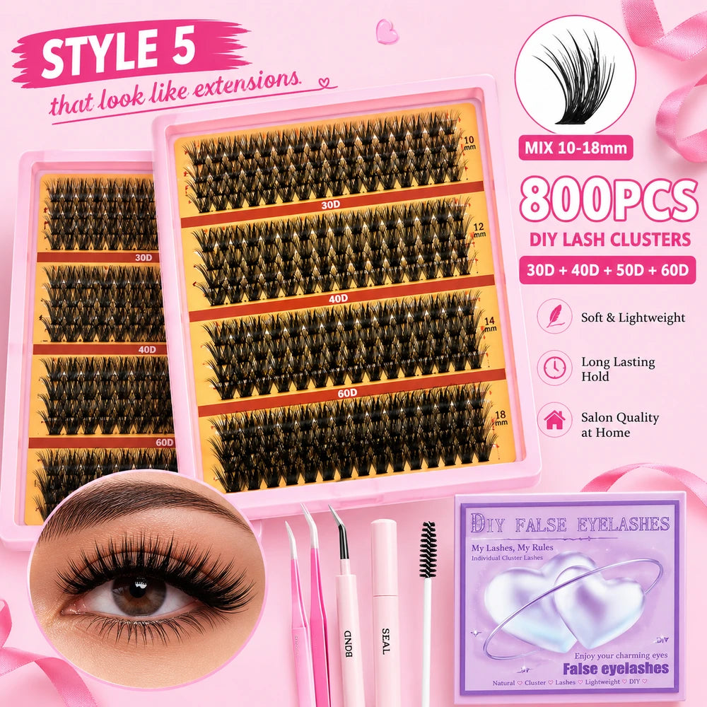 DIY Eyelash Cluster Sets