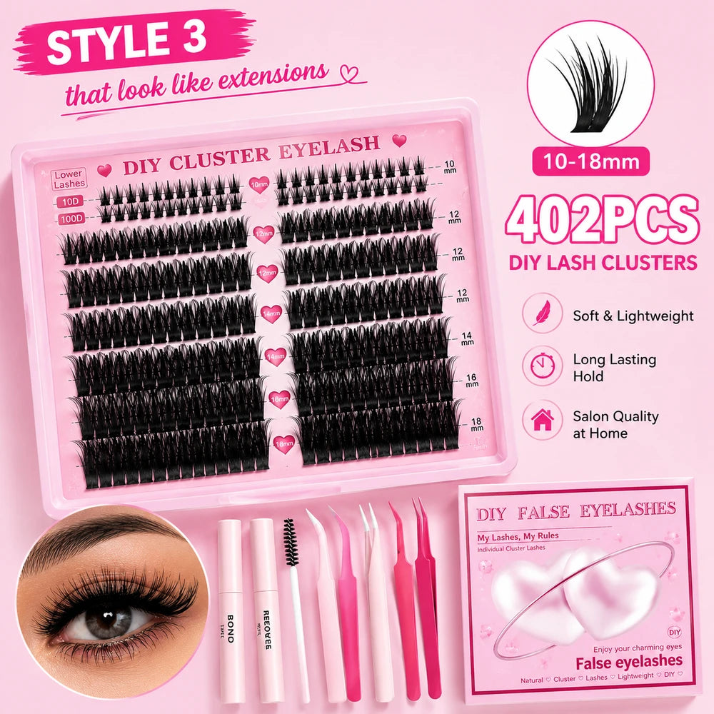 DIY Eyelash Cluster Sets